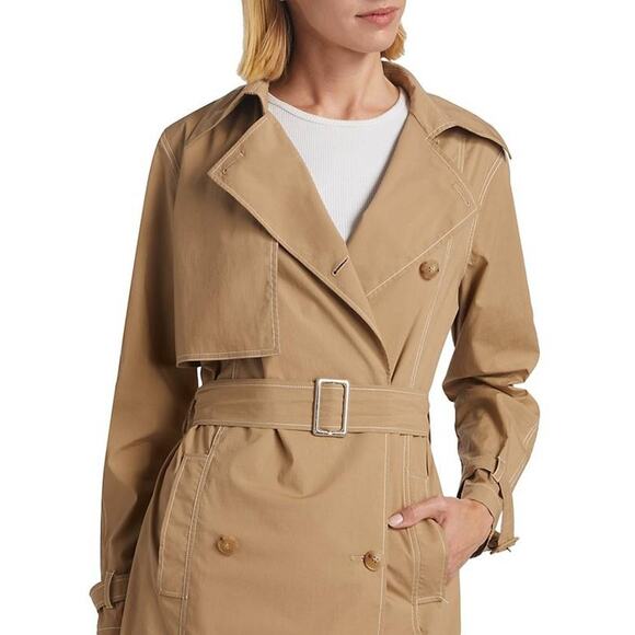 TWP Last Night Oversized TRENCH COAT in Camel L - Picture 4 of 6